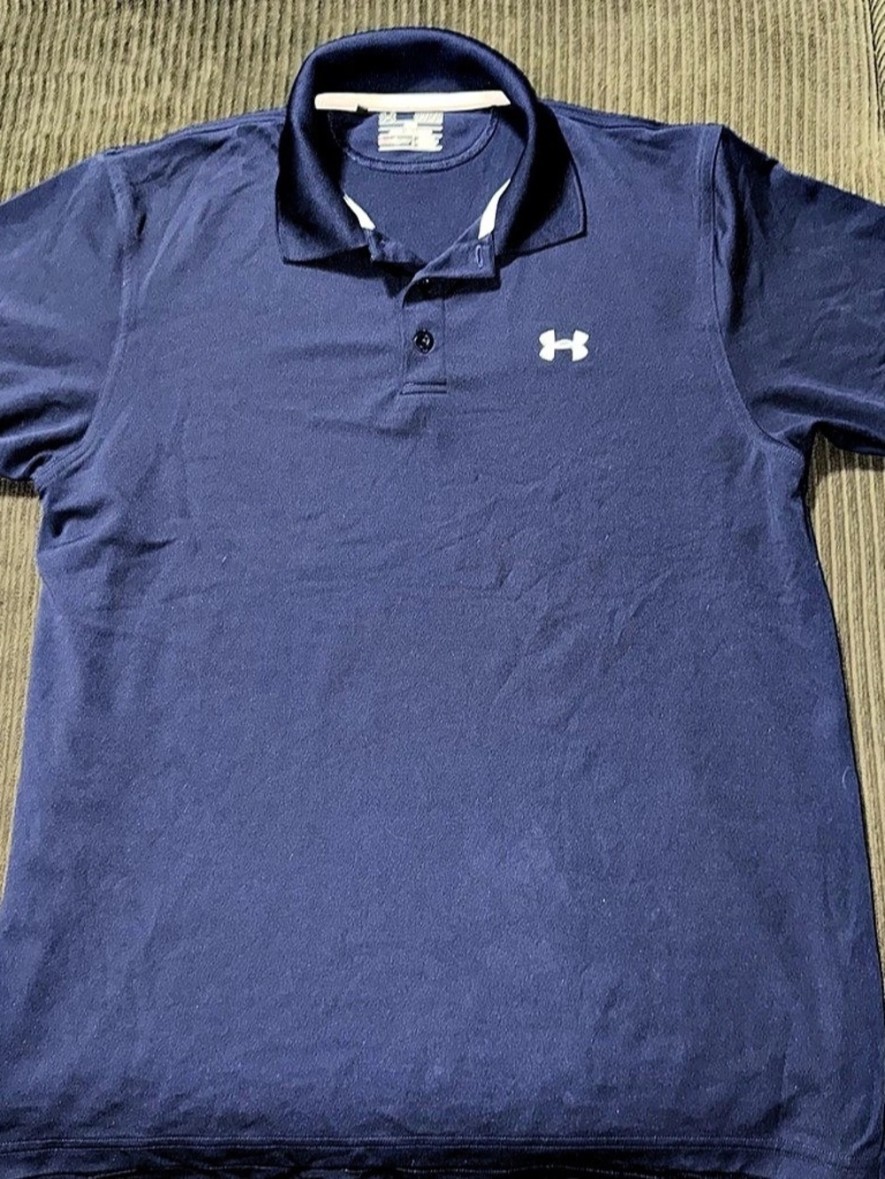 Under Armour Men's Blue Polo Size Medium Like New